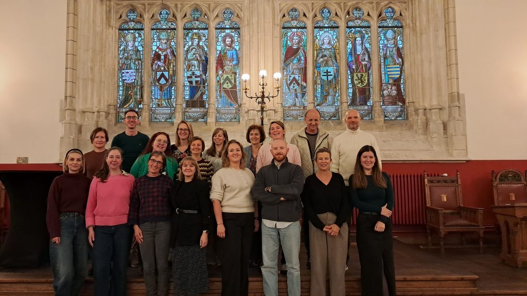 PsyCoDiVia projekt találkozó, 2025 november 4-5, Bruges - csoportkép