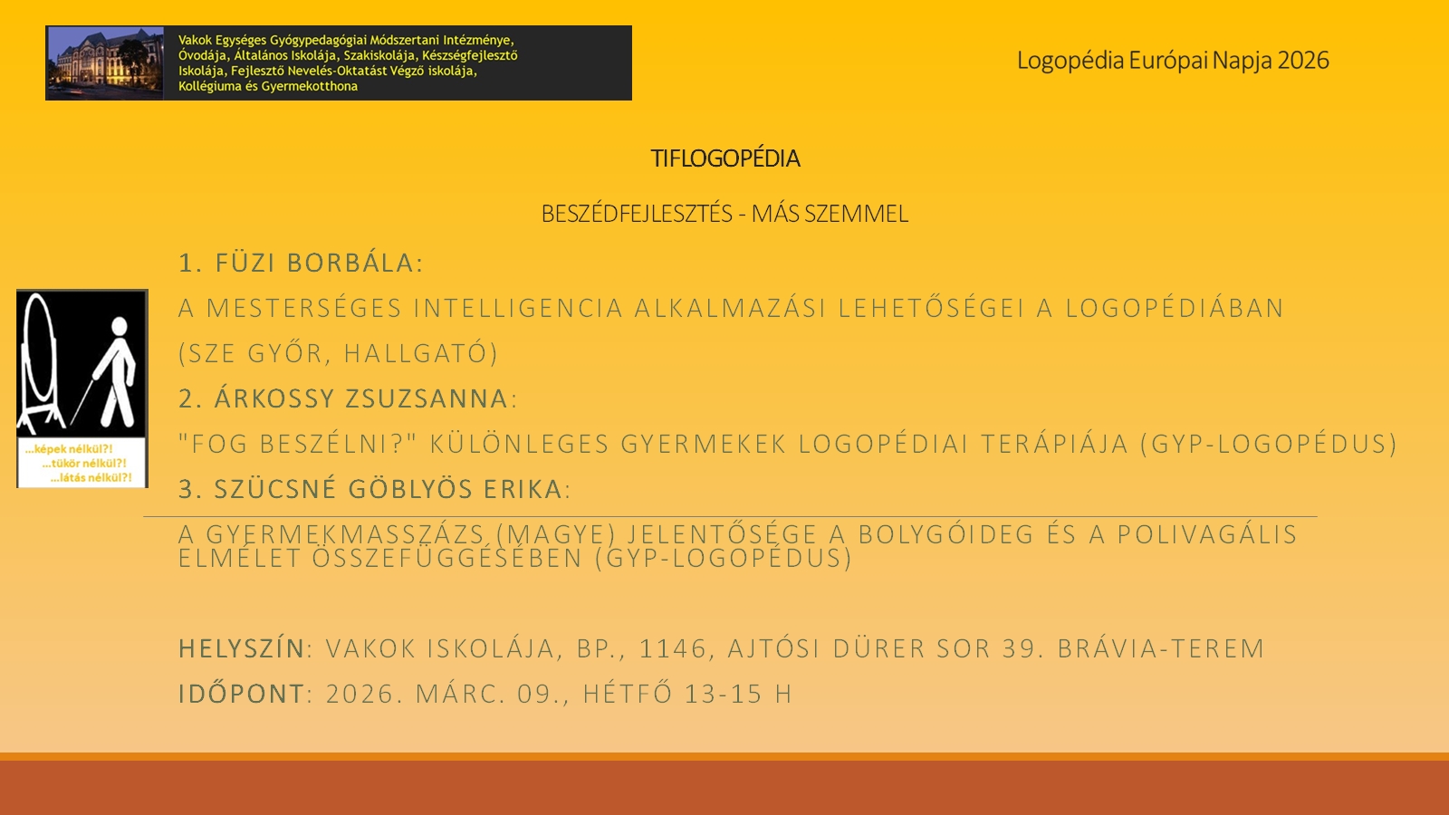 TifLogopédia - Logopédia Európai Napja 2026. március 9.